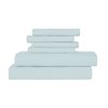 Bibb Home Bamboo Comfort 6-Piece Luxury Sheet Set - Queen - Aqua 1300